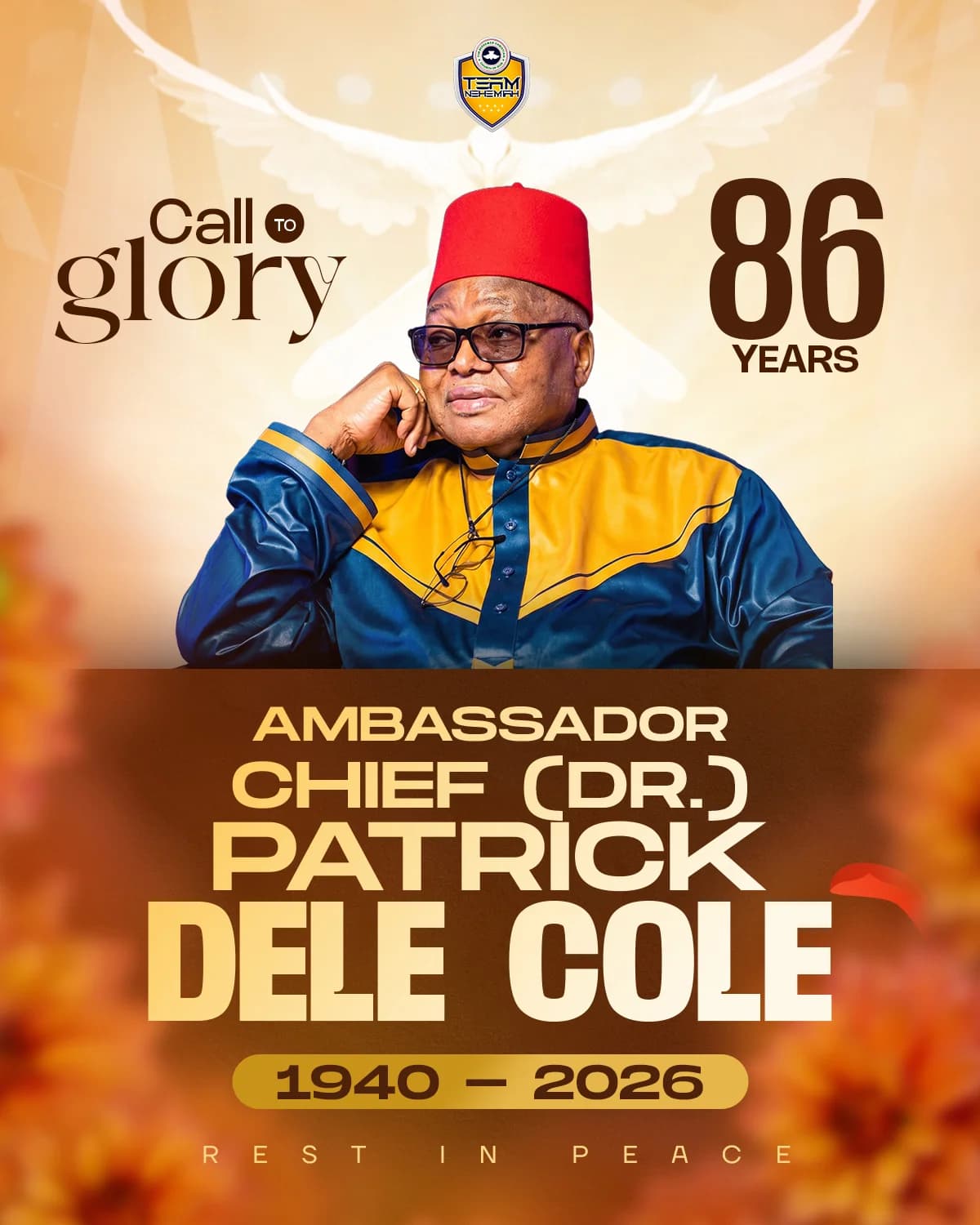 Ambassador chief Dr. Patrick Dele Cole.